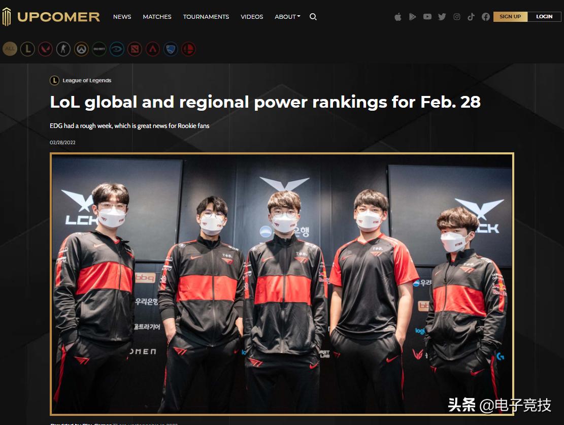 外媒发布选手排行,英雄联盟外媒评选手top20