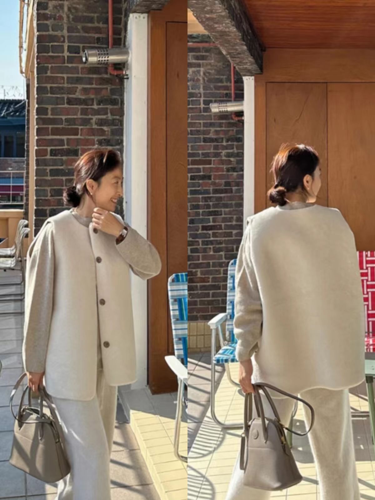 这位“韩国大妈”火了：不穿大红大绿，不穿高跟鞋，照样优雅显贵