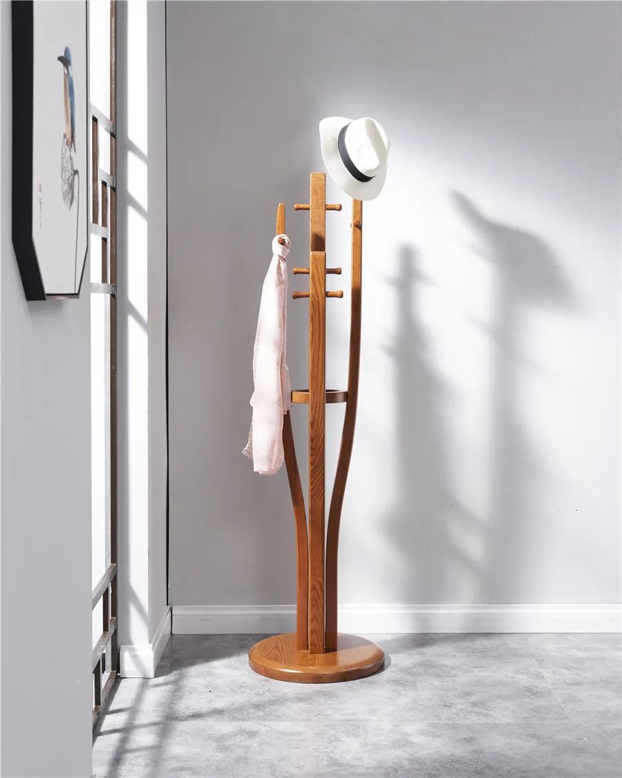 家逸实木衣帽架,实木衣帽架打造居家好帮手
