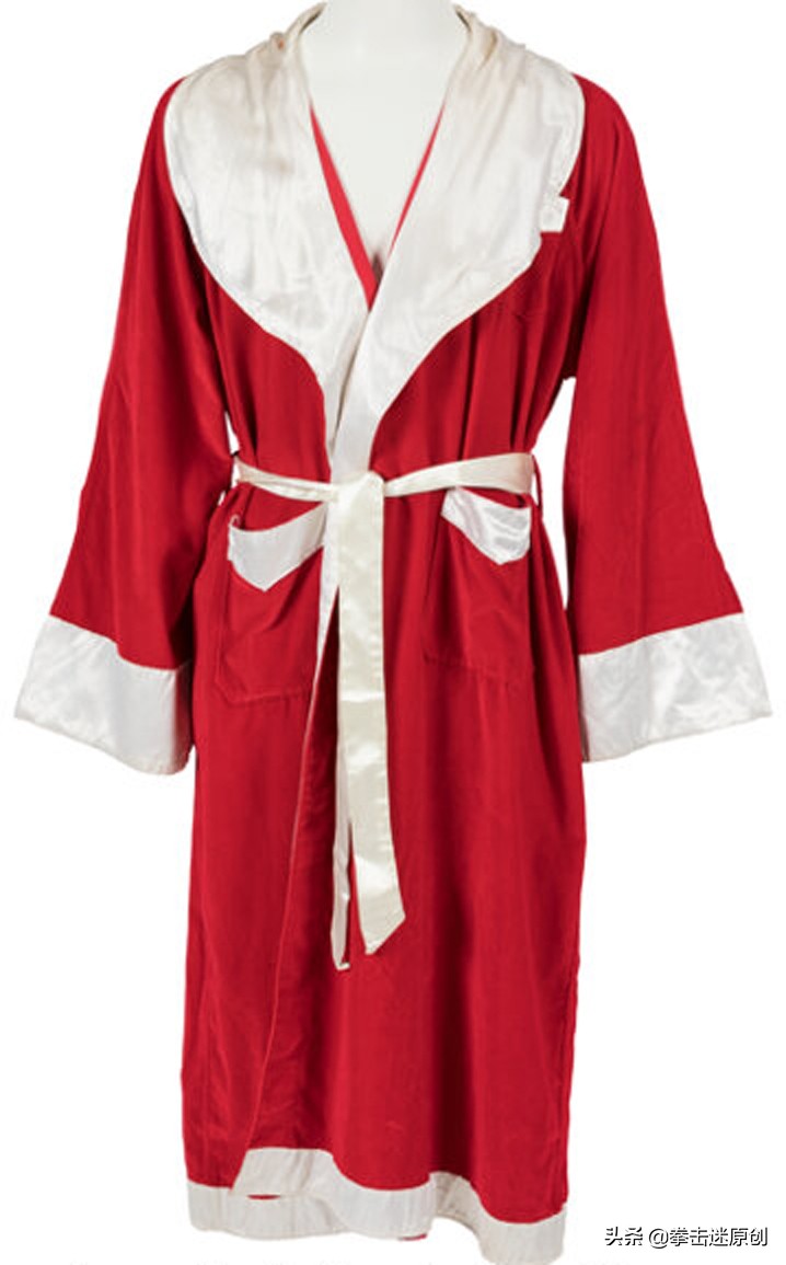 昂贵！传奇重量级拳王所穿的一件战袍，将以67万元价格拍卖