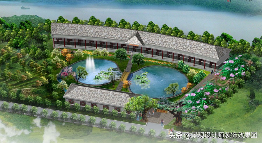 农家乐设计田园风,农家乐饭店设计案例效果图
