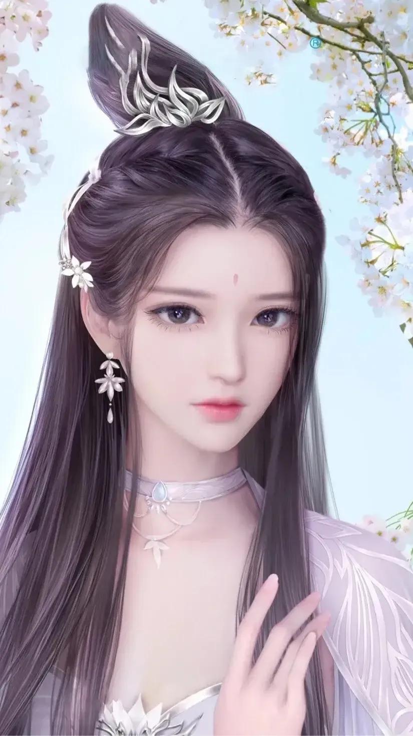 精美手绘手机壁纸古装演员,唐嫣古装高清壁纸