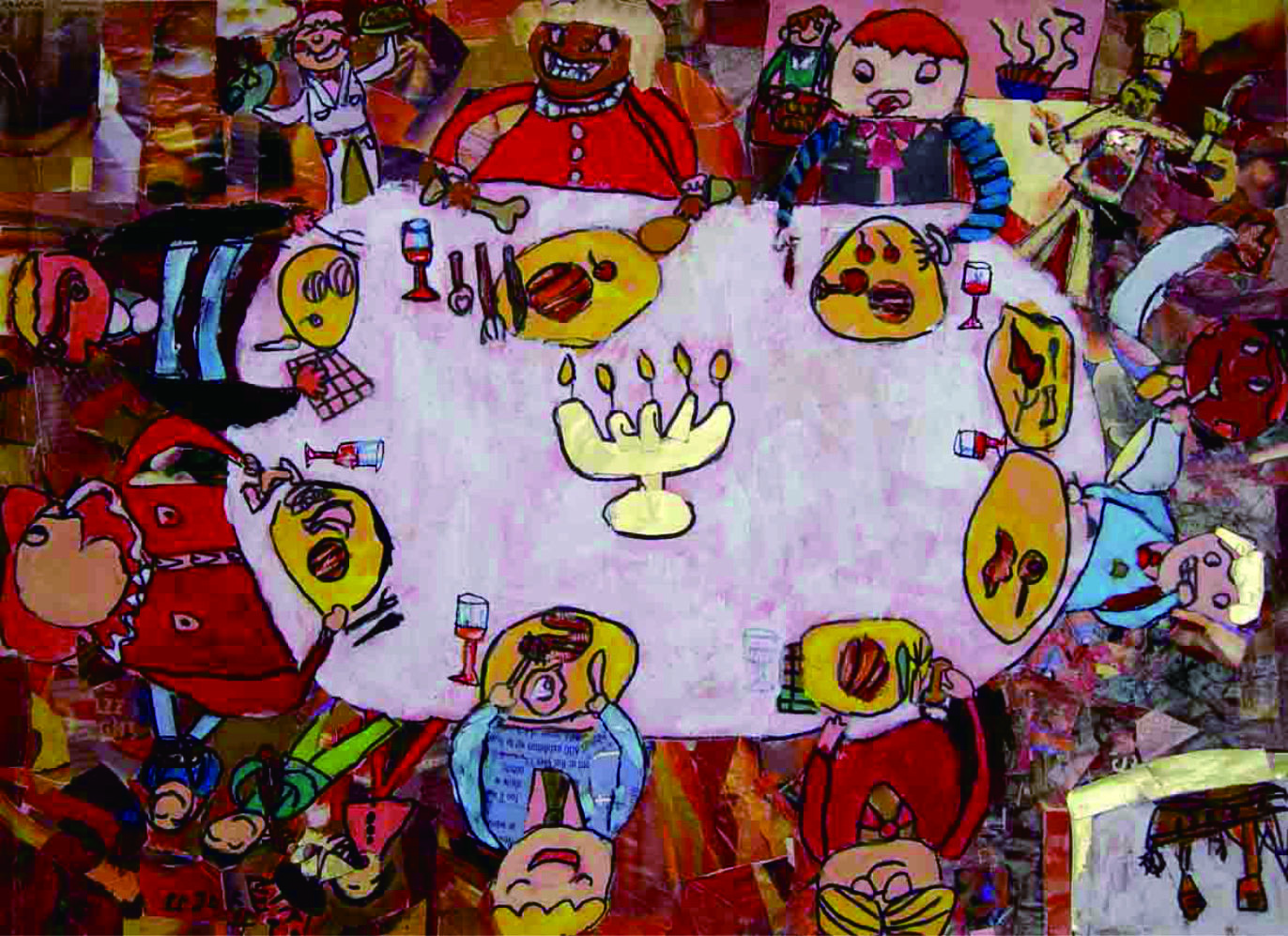 优质儿童画作品欣赏,童心绘世界阳光下成长主题绘画