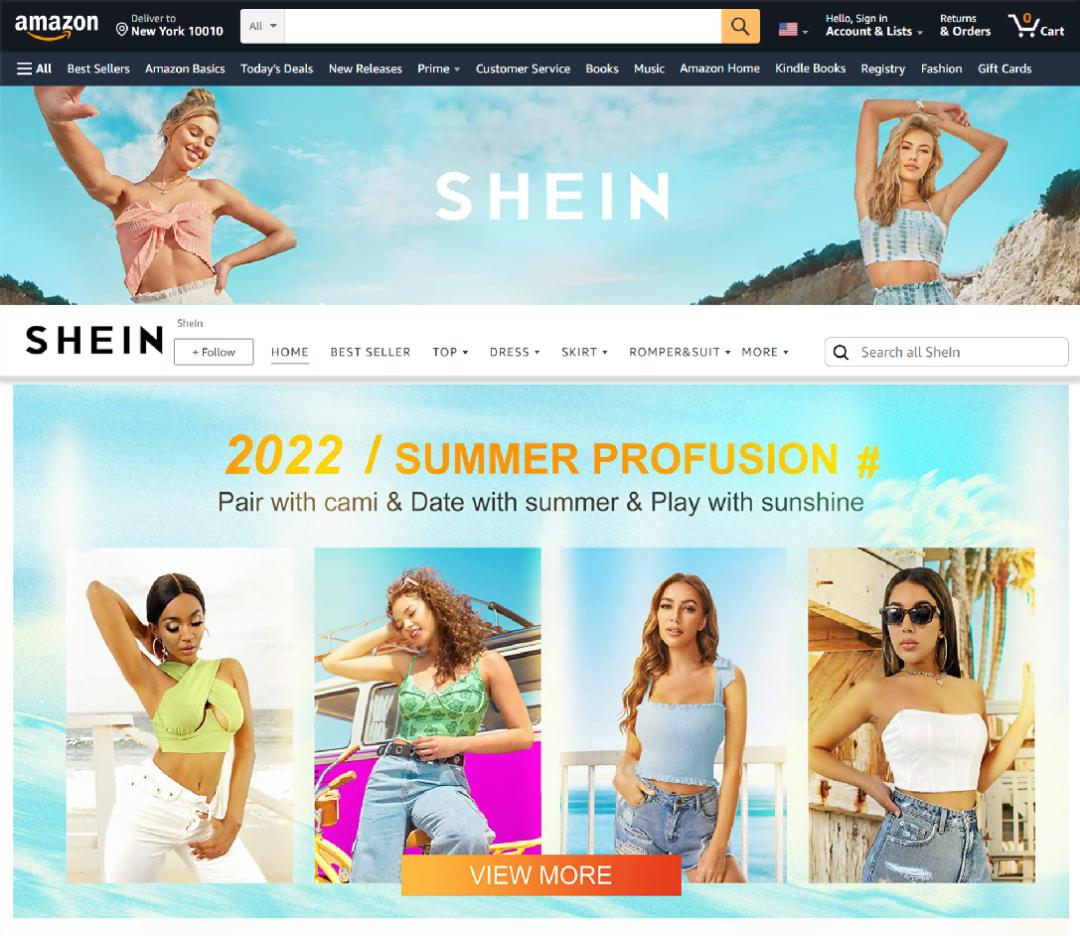 shein在亚马逊上开店,shein入驻亚马逊