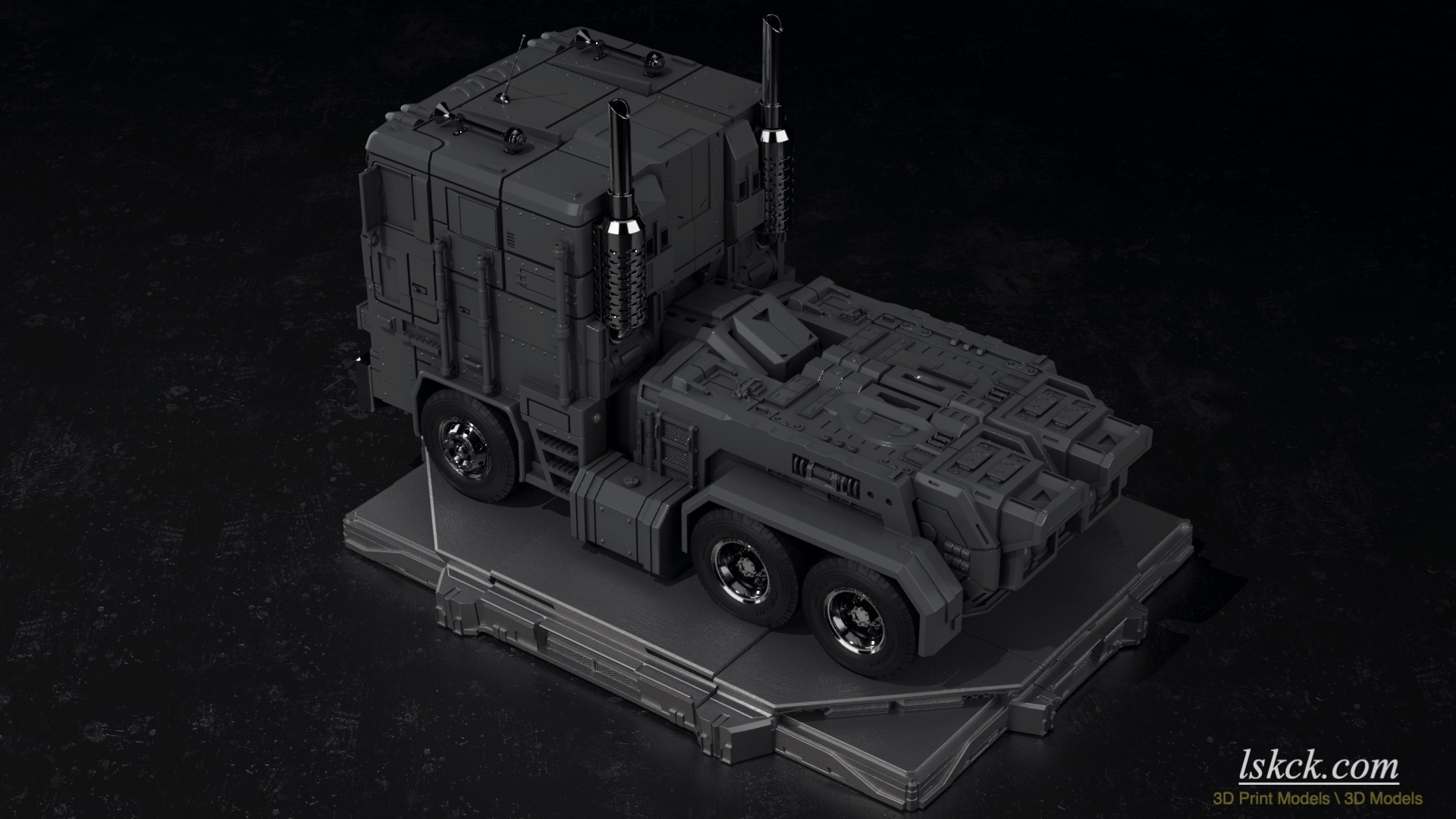 变形金刚3D打印模型,变形金刚擎天柱天火合体模型