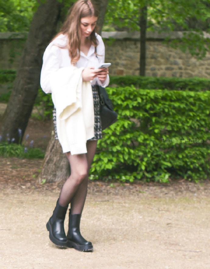 巴黎街头氛围感穿搭,复古时髦的巴黎风格穿搭