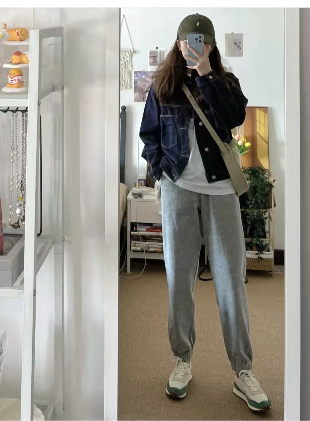 牛仔西装款外套搭配什么裤子好看,黑色牛仔外套怎么搭