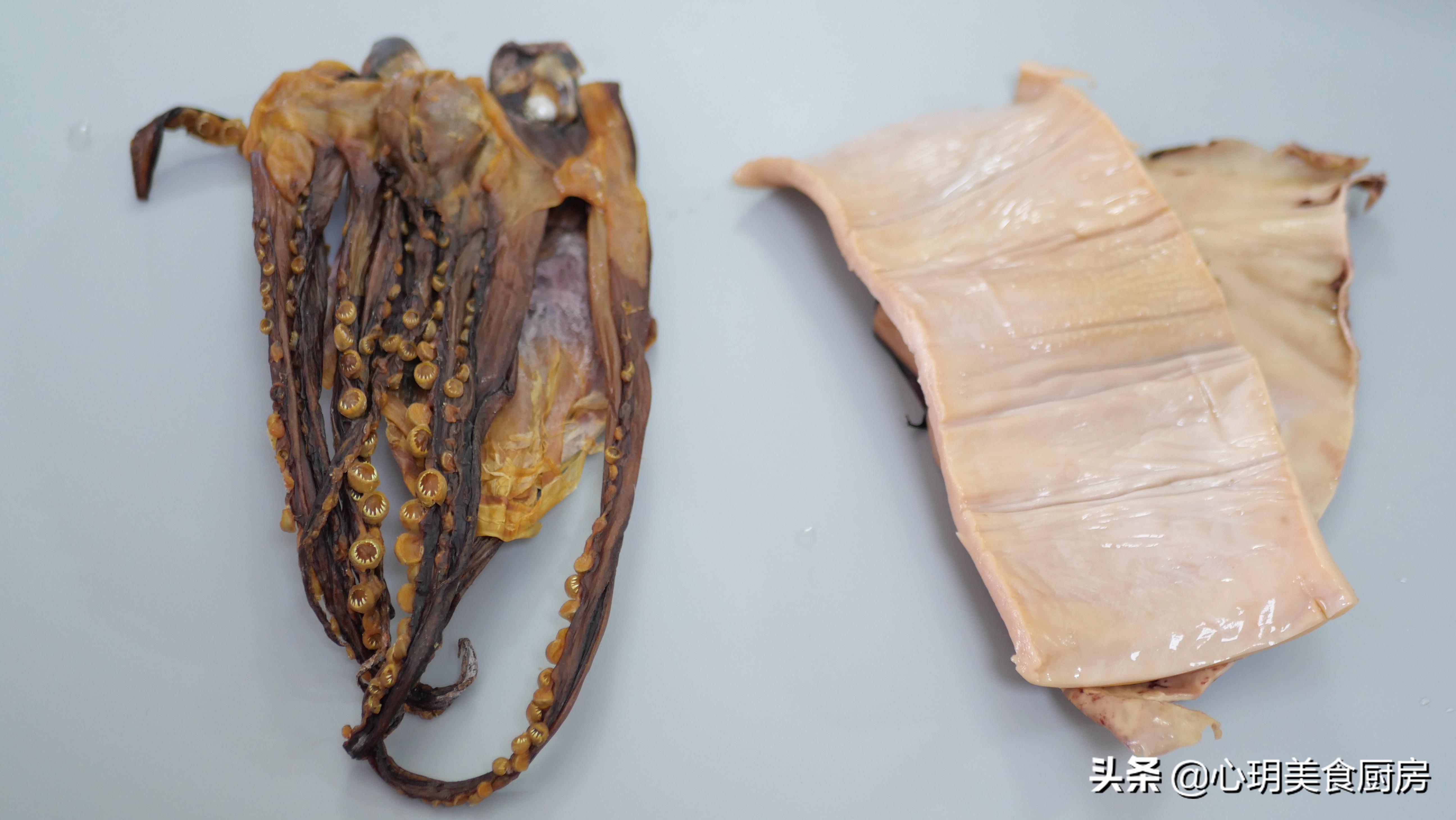 泡发的干墨鱼怎么做好吃,泡发墨鱼家常做法