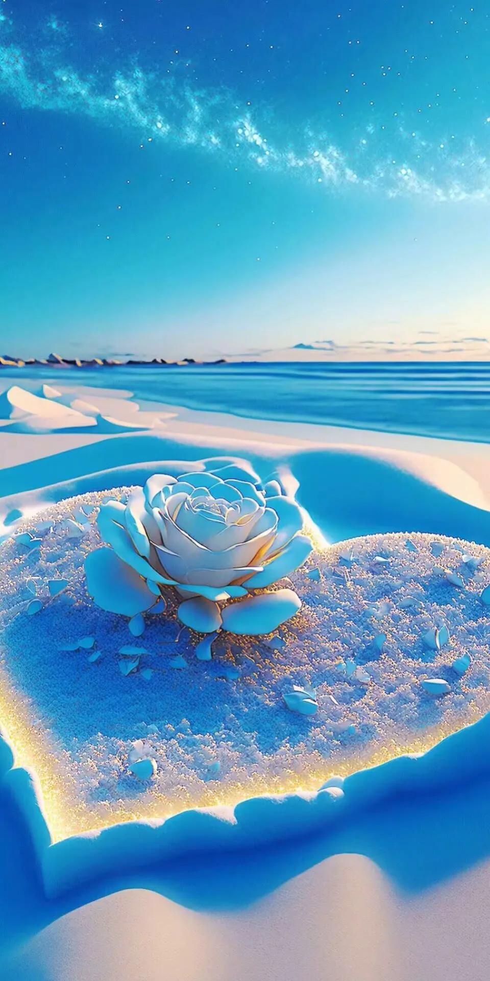 唯美心形壁纸高清图文,唯美爱心壁纸图片大全