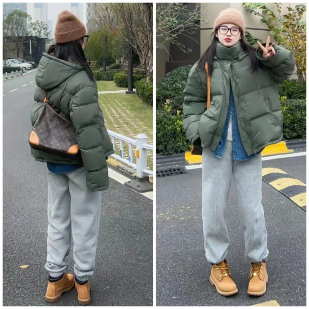 羽绒服搭配什么裤子女孩,女羽绒服和裤子配什么鞋子好看