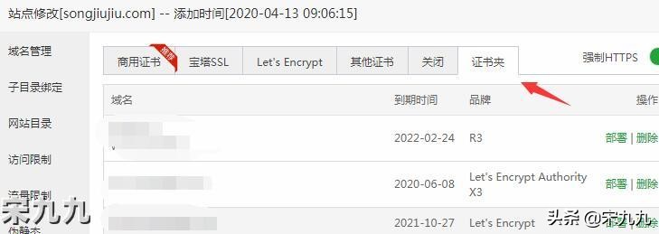 宋九九：为什么域名申请https证书一直不成功原因及六种解决方法