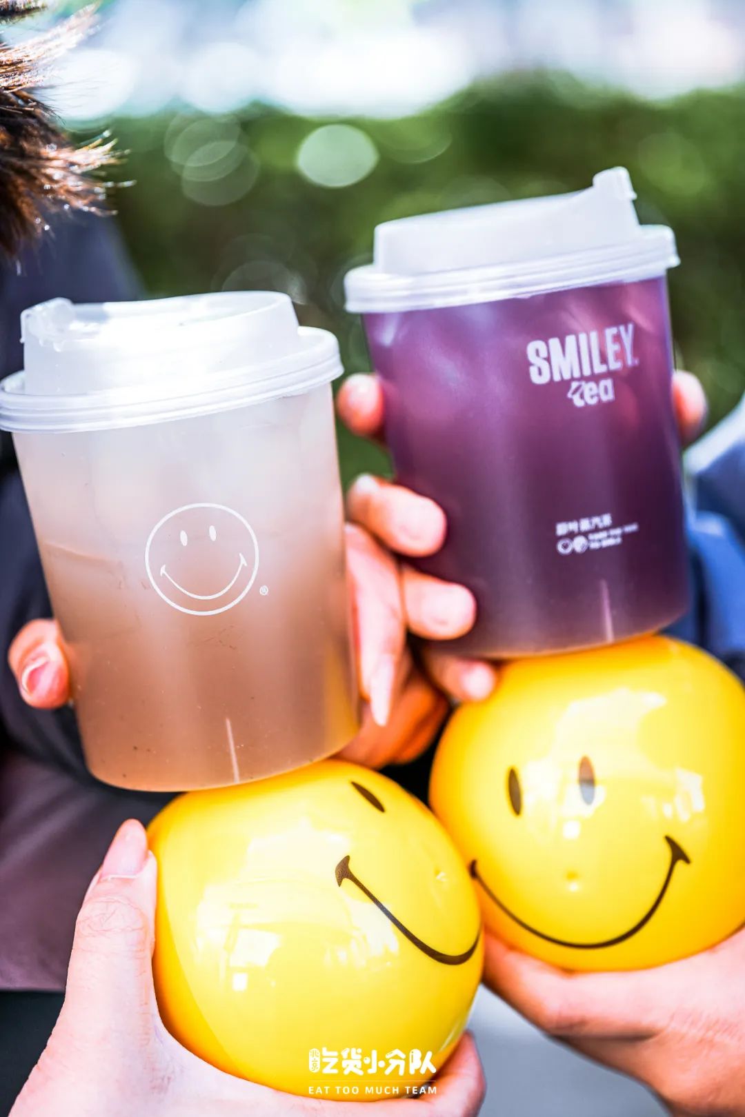 全球首家笑脸奶茶，来朝悦了