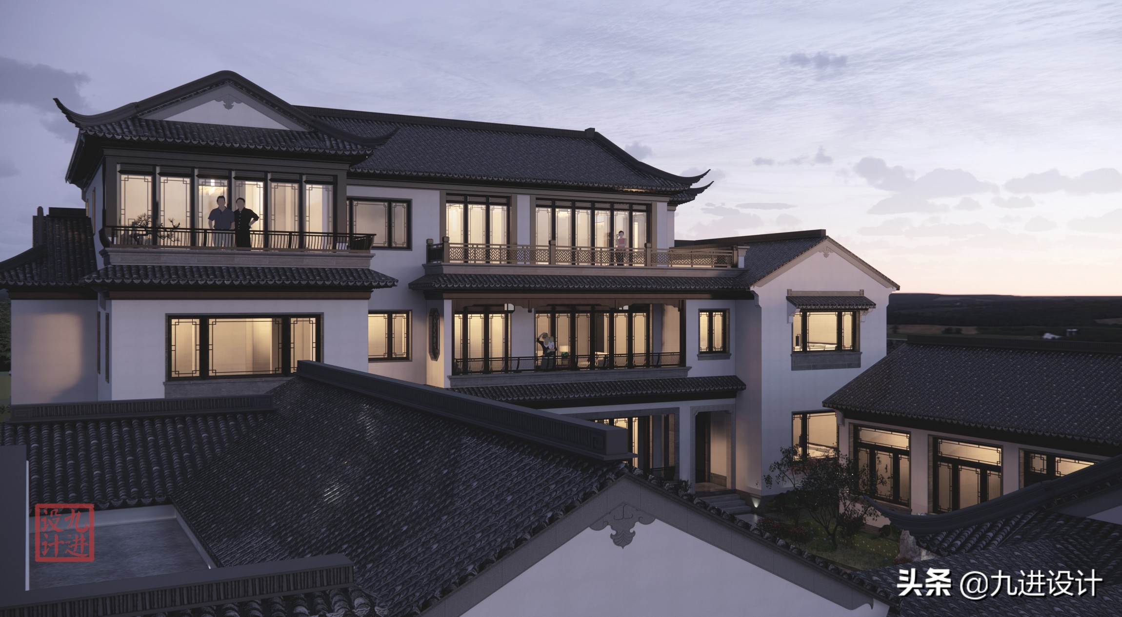 中式建筑以院为中心,中式院子诗意的生活场景