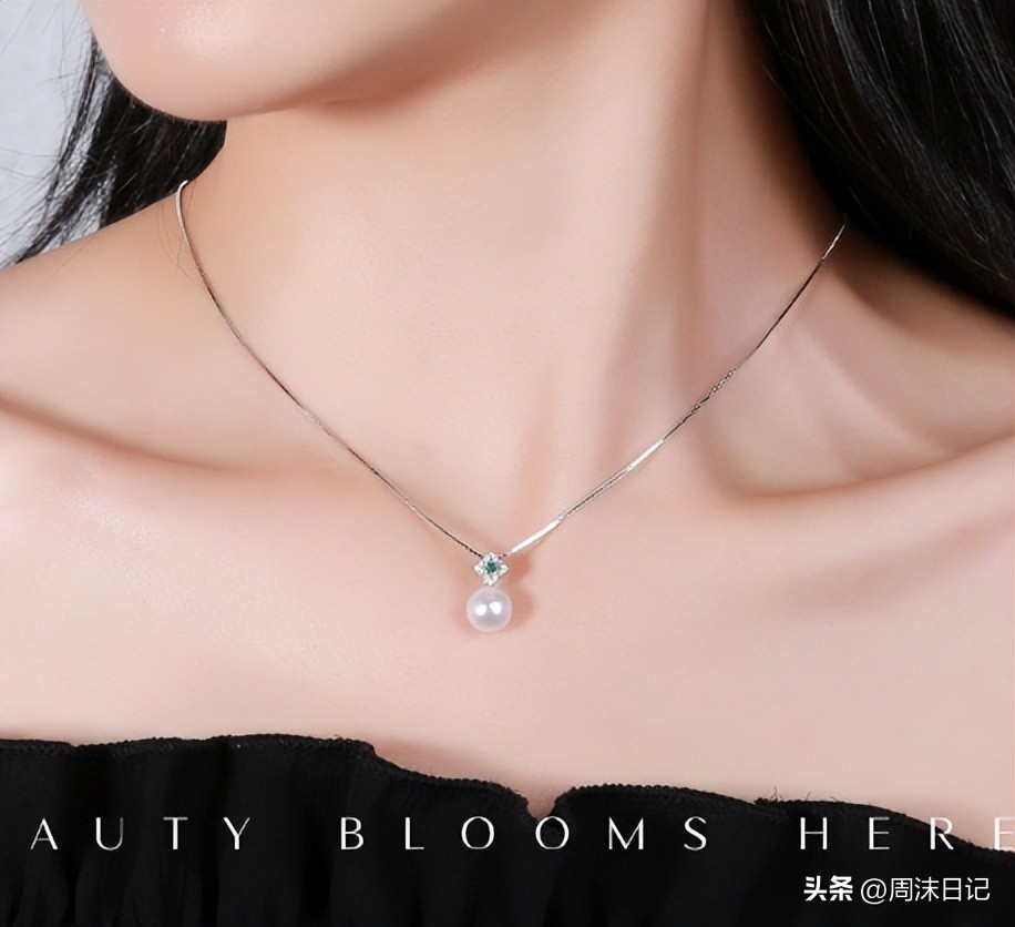 一生一条珍珠项链年轻时髦,女人一生必须要有条珍珠项链