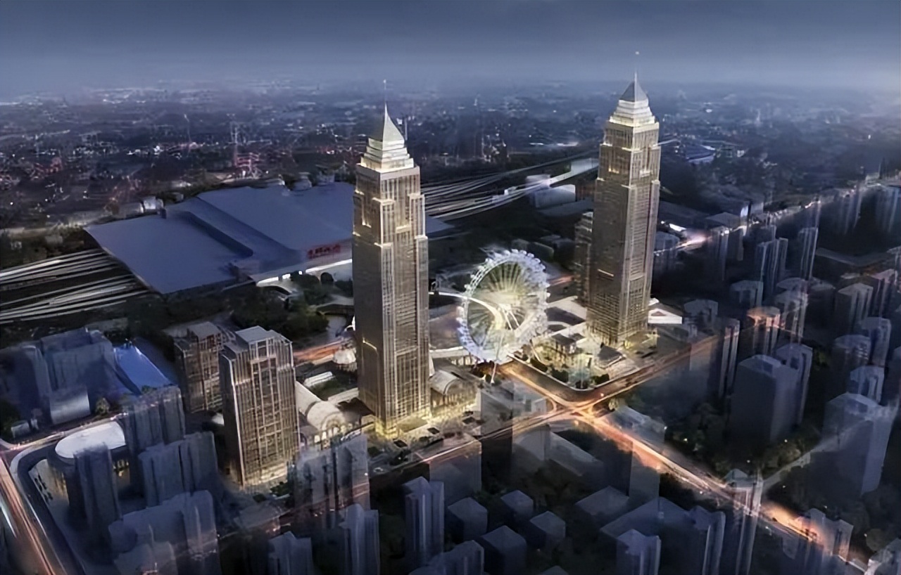 兰州地标性建筑环球双子塔,兰州新建地标建筑双子座