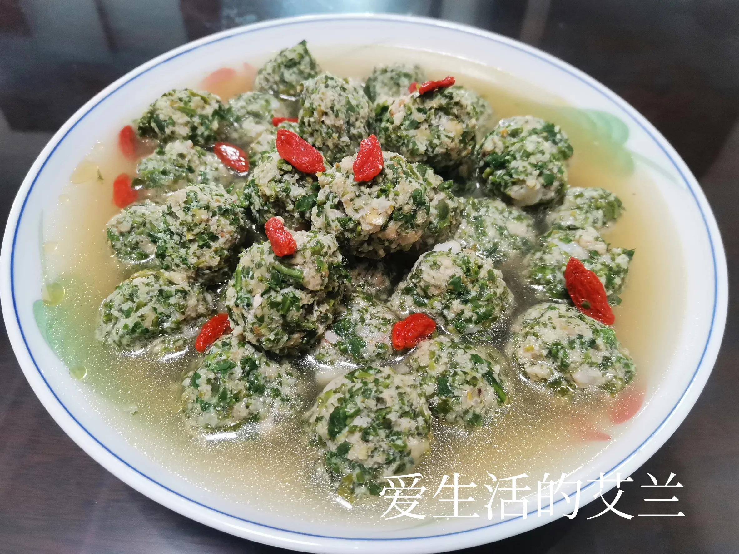 养生荠菜丸,山药虾仁丸