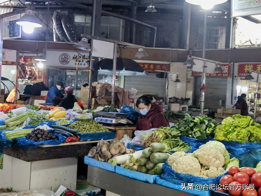 合肥杏花菜市场老样子,合肥杏花菜市