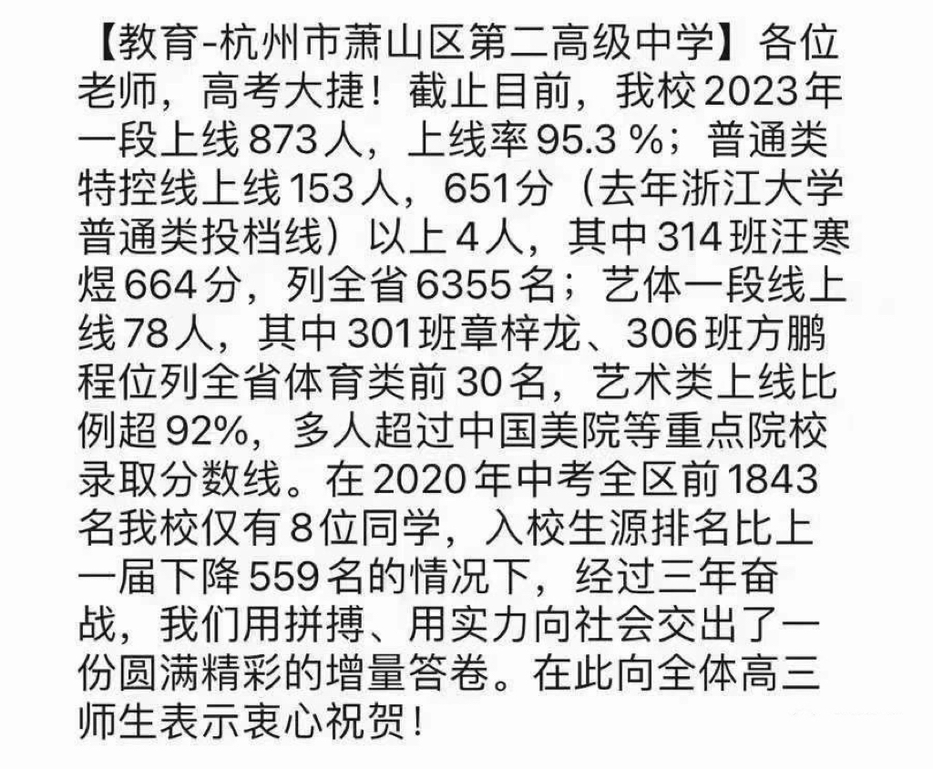 杭州学军中学2019高考喜报,杭州各高中高考喜报