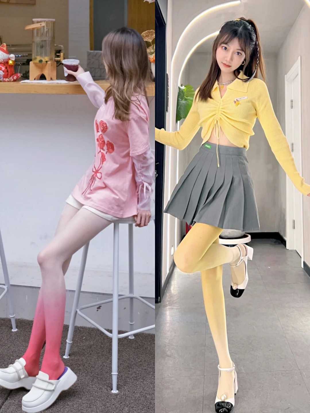 白色蕾丝袜日常穿搭,什么衣服和蕾丝袜搭配最好看