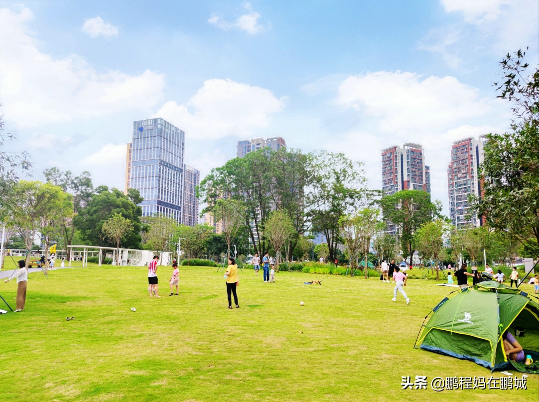 观澜最近翻新过的公园,龙华观澜中心公园