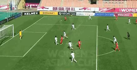 女足亚洲杯决赛王霜停晃转攻,中国女足首战王霜进球动图