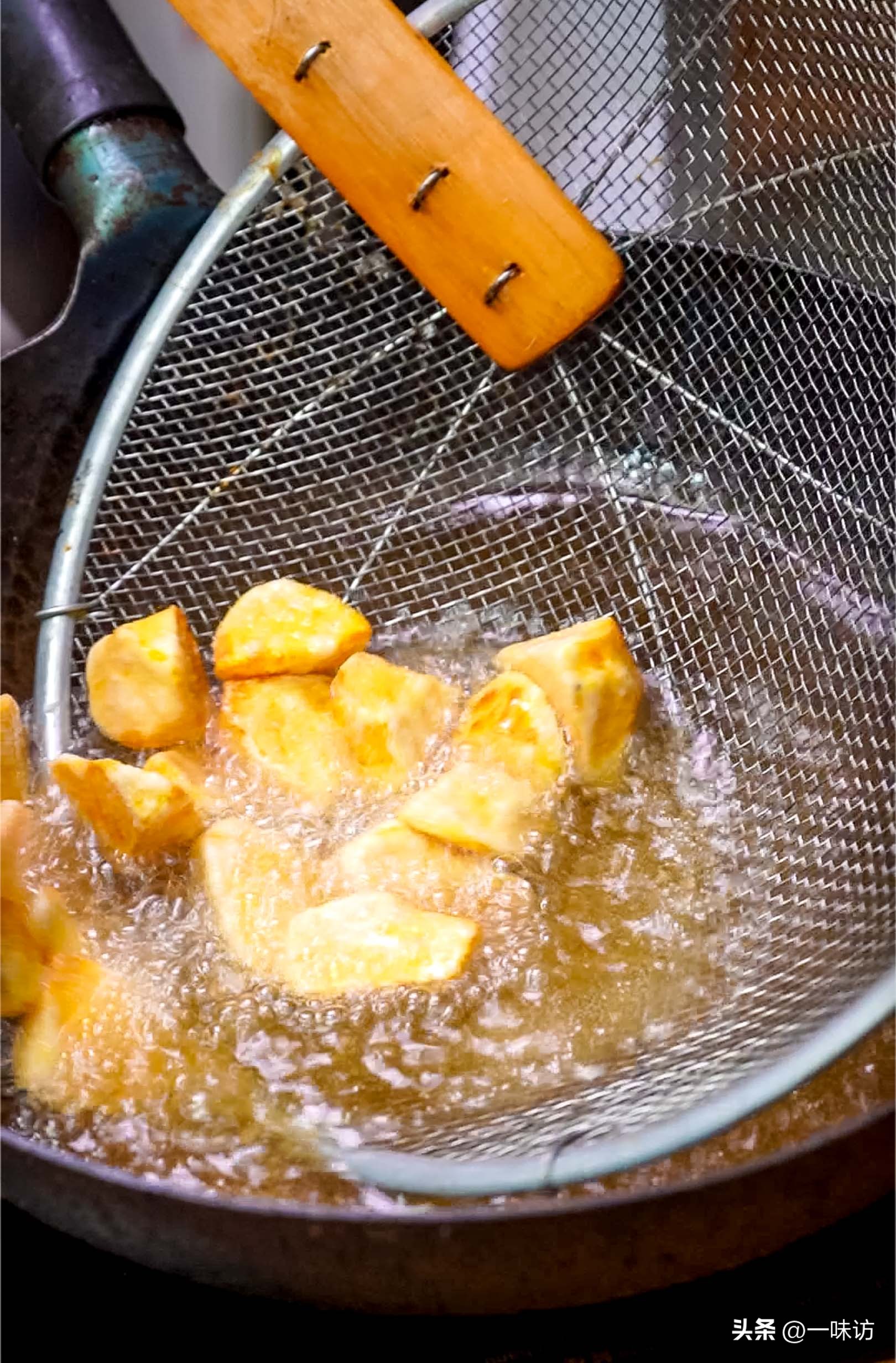 翻沙红薯简单做法,翻沙红薯做法步骤