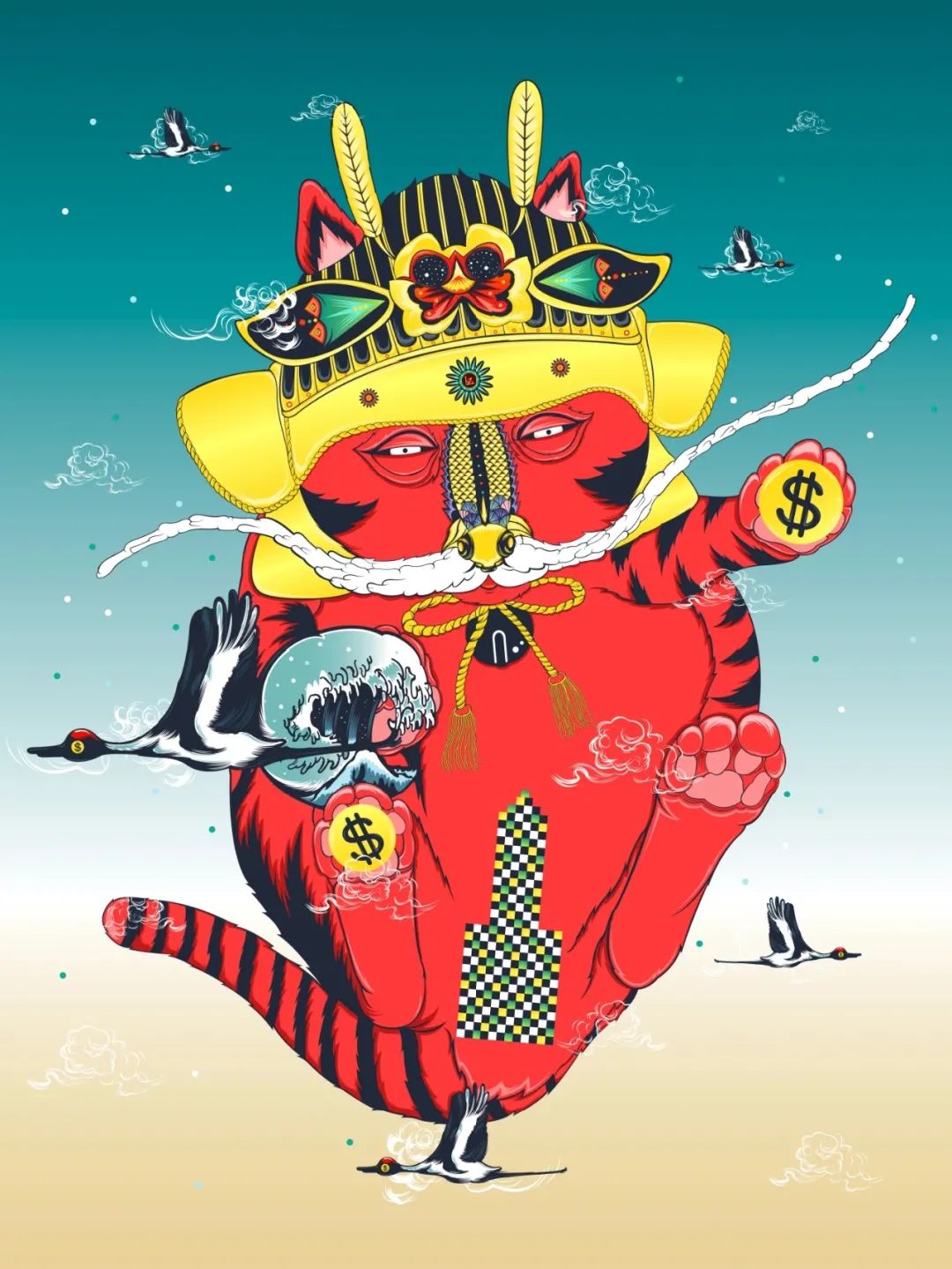 KzengJiang：连接传统与现代间的“东方浮世绘”「中国风艺术家」