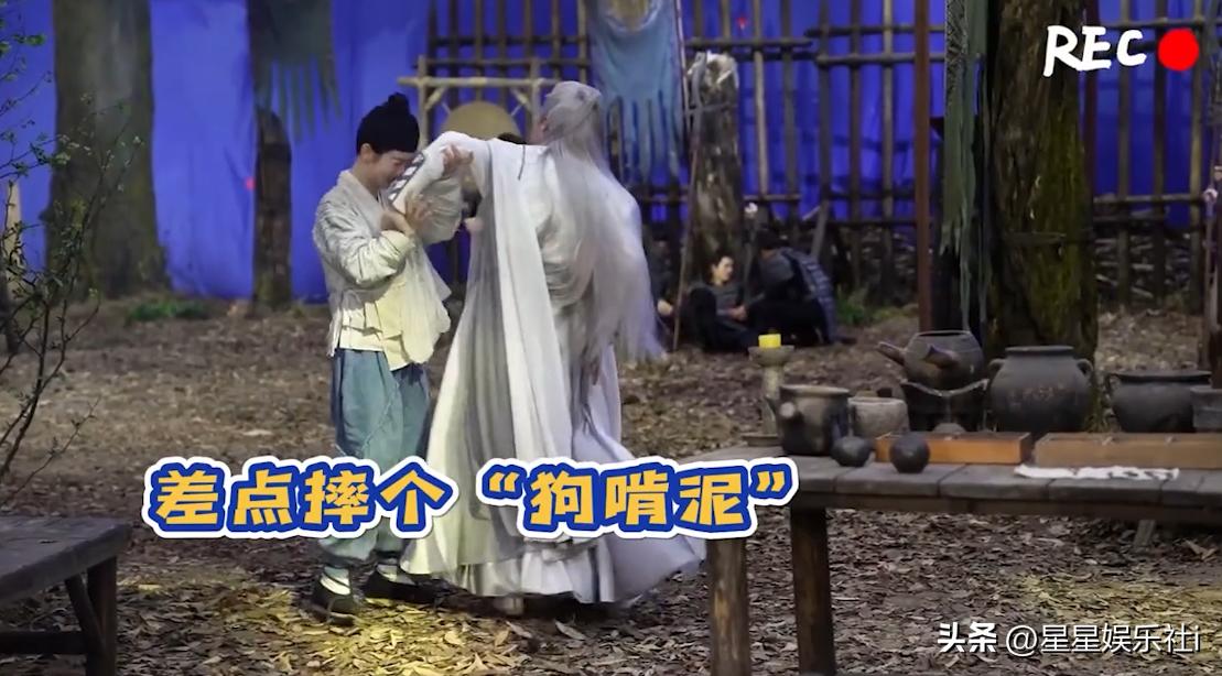 杨紫被檀健次吓到花絮,杨紫被击中的戏