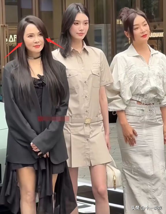 袁姗姗伊能静奚梦瑶同框,袁姗姗伊能静奚梦瑶