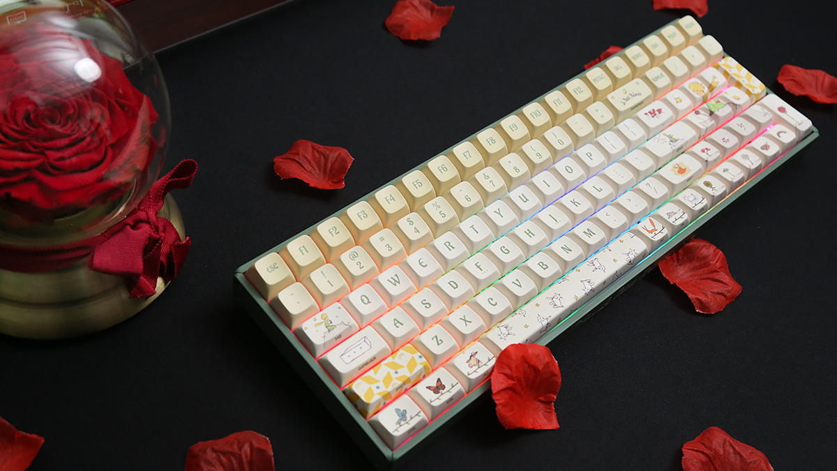 f87客制化机械键盘测评,iqunix玫瑰之约