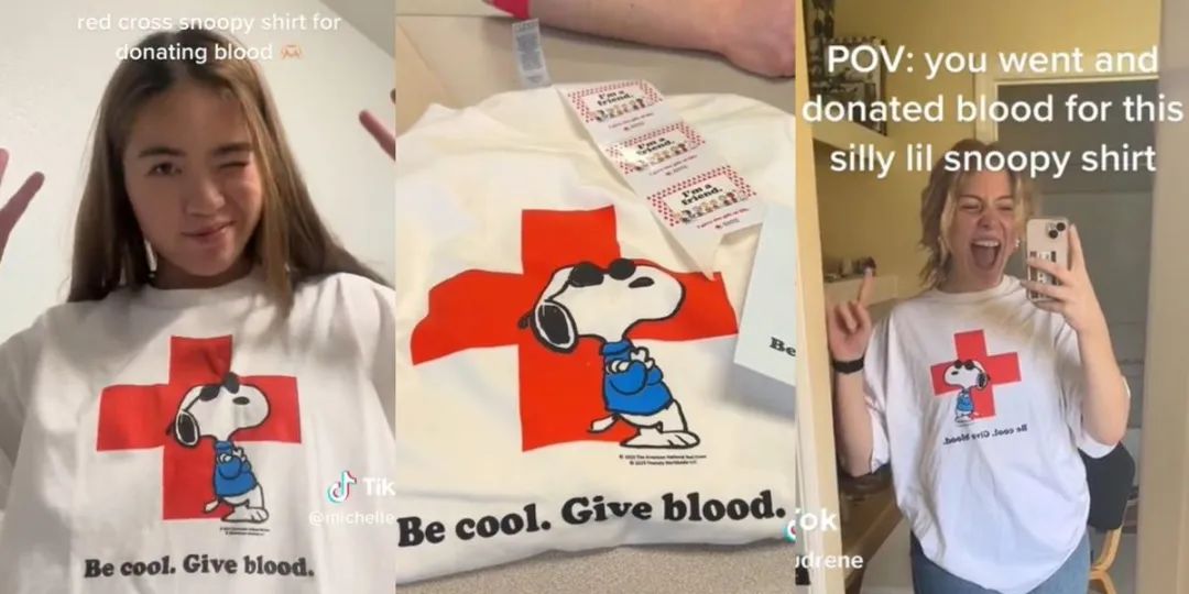 史努比t恤三件,史努比连帽t恤