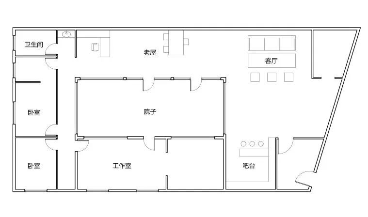 疫情三年,北京夫妻带女儿安守乡下400㎡土坯房