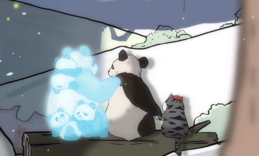 熊猫母子分开后再次相见,熊猫至死不渝的爱情