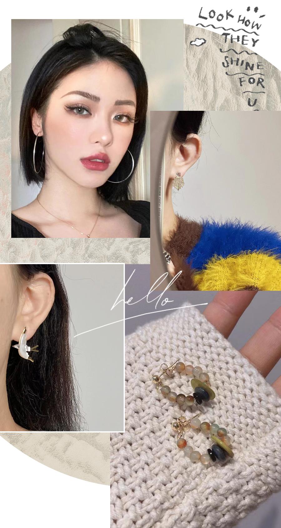 淘宝港风耳饰推荐平价,狂飙大嫂的耳饰都是什么牌子的