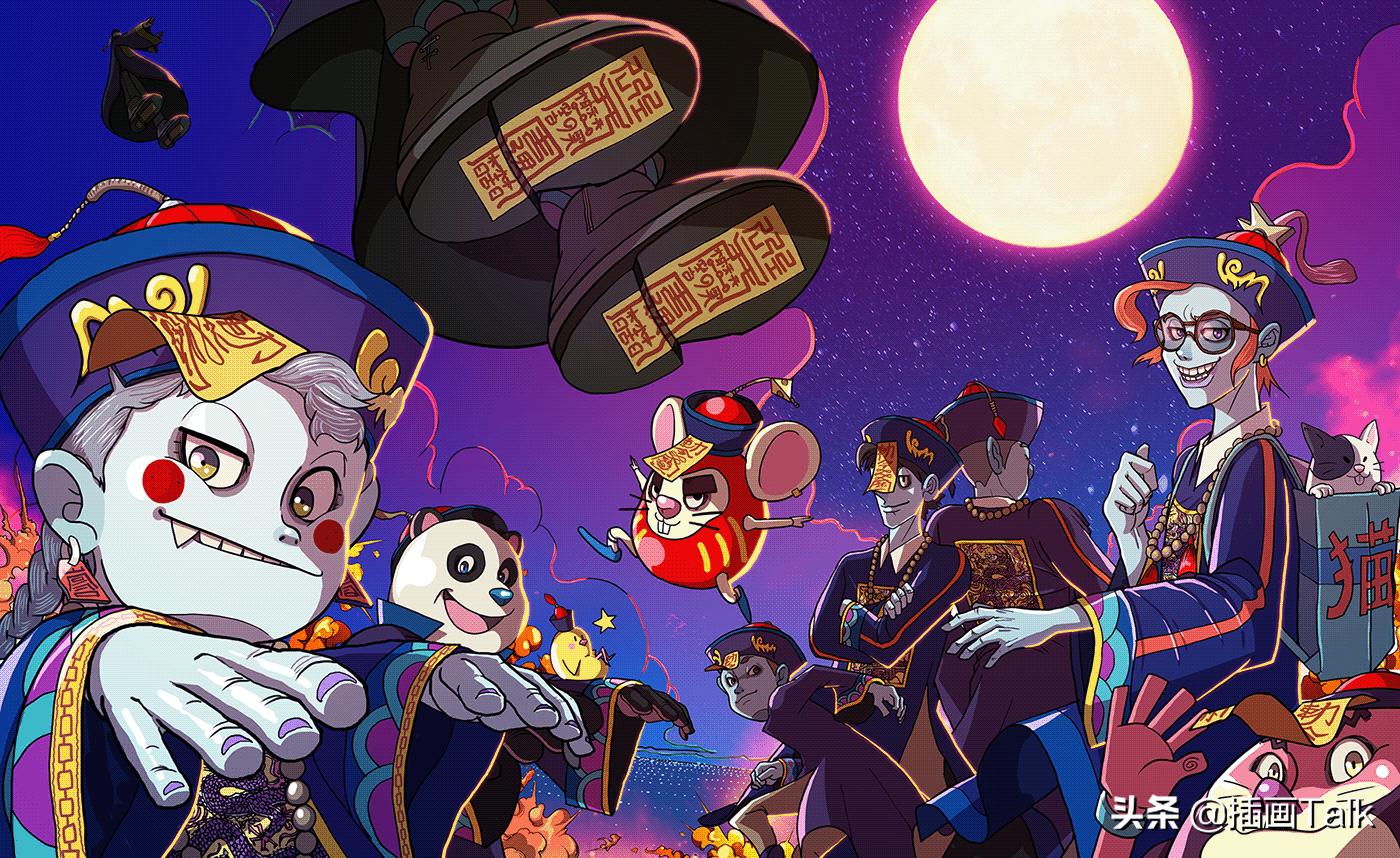 韩国插画师daehyunkim插画作品,韩国插画师siki作品