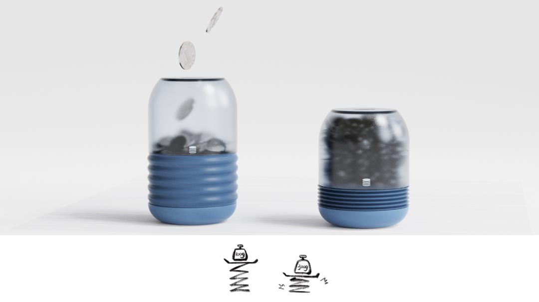 “感受快乐”——存钱罐设计