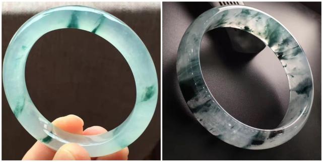 几十元的飘花手镯是真的吗,捡漏绿飘花手镯