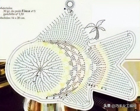 她只用零线就把鱼钩出了百变的花样，还超实用，真是太聪明了！