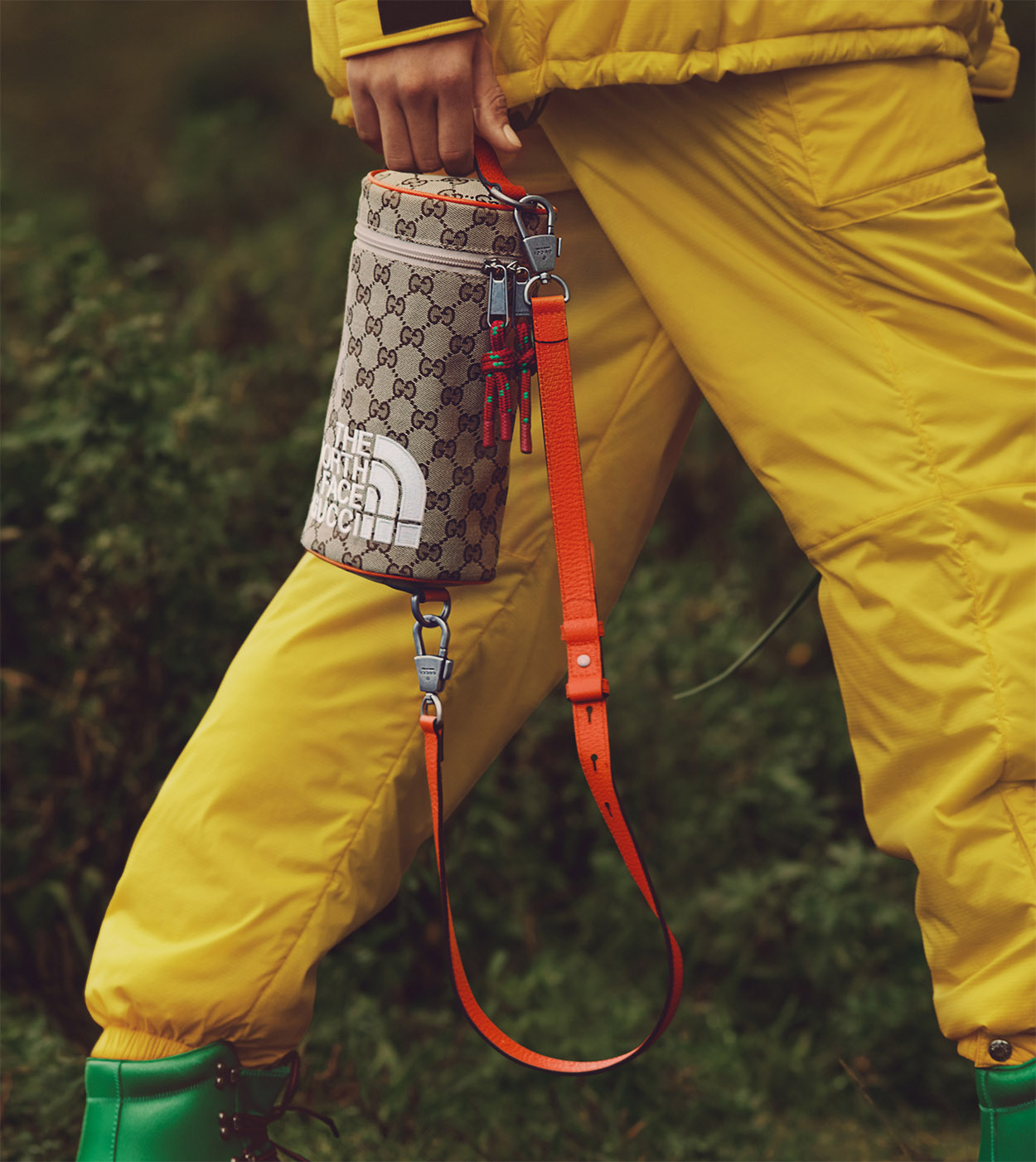 thenorthfacegucci联名白t,thenorthfacegucci联名老花