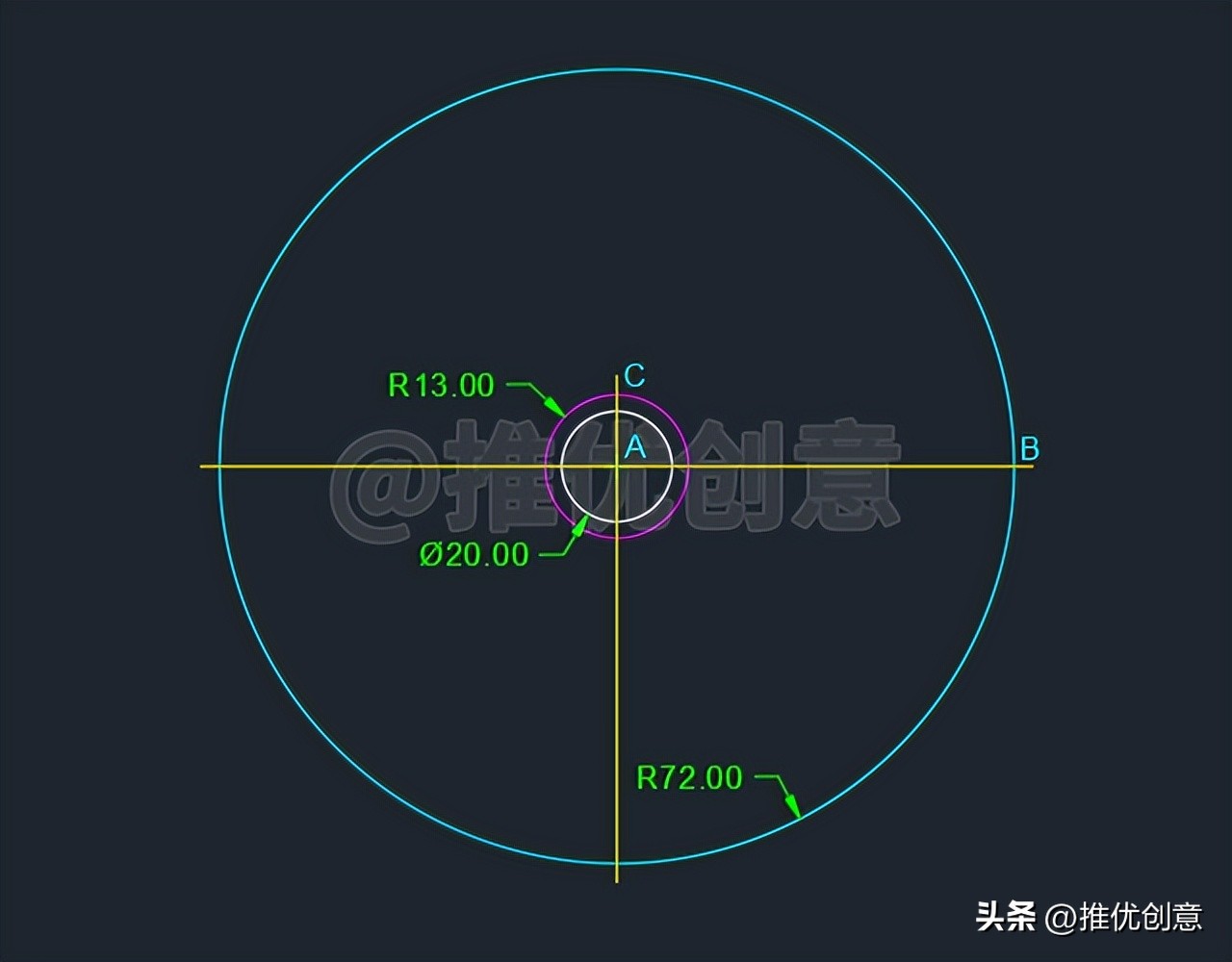 cadr22圆弧的绘制,cad2007怎么画r10的圆弧