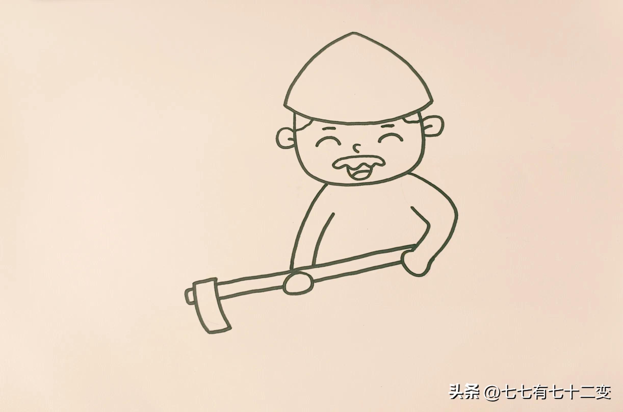 五一劳动节的诗配画怎么画,五一劳动节在田间画的画