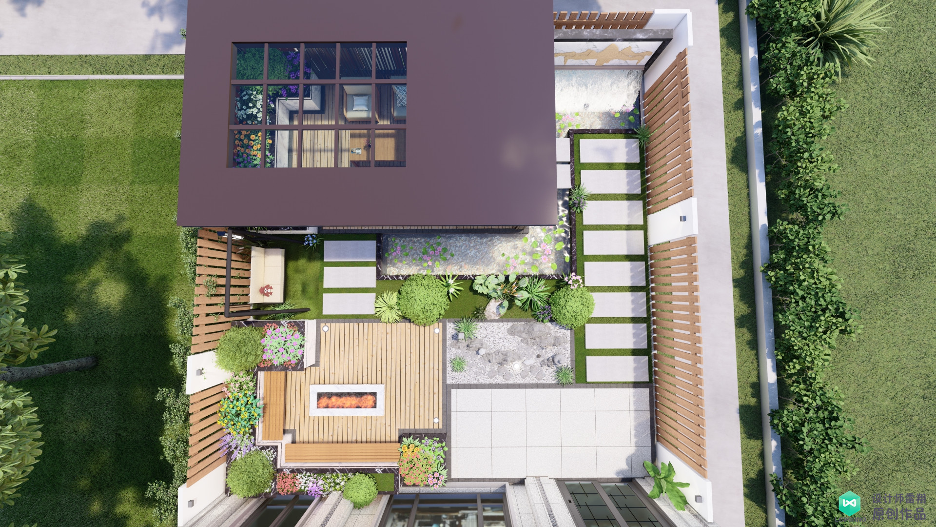 最简单省钱好打理的庭院设计方案,如何打造庭院特色花园