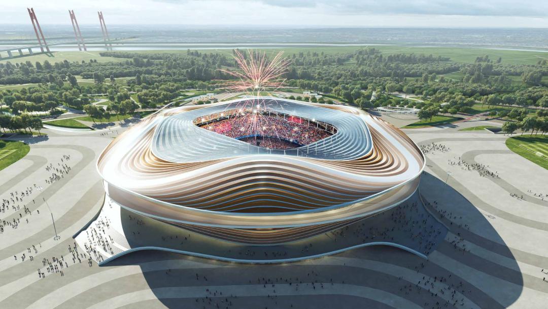 山东首座专业足球场首秀,山东第一个国际足球场