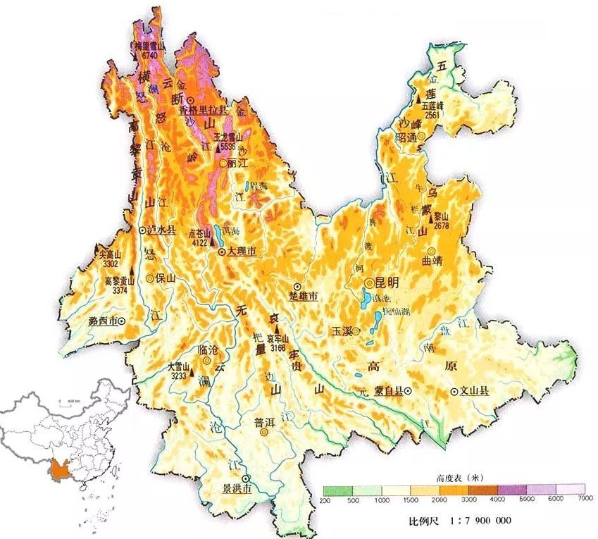 三迤大地彩云之南:雄踞西南的战略要地云南!没有她,有*国亡**之险