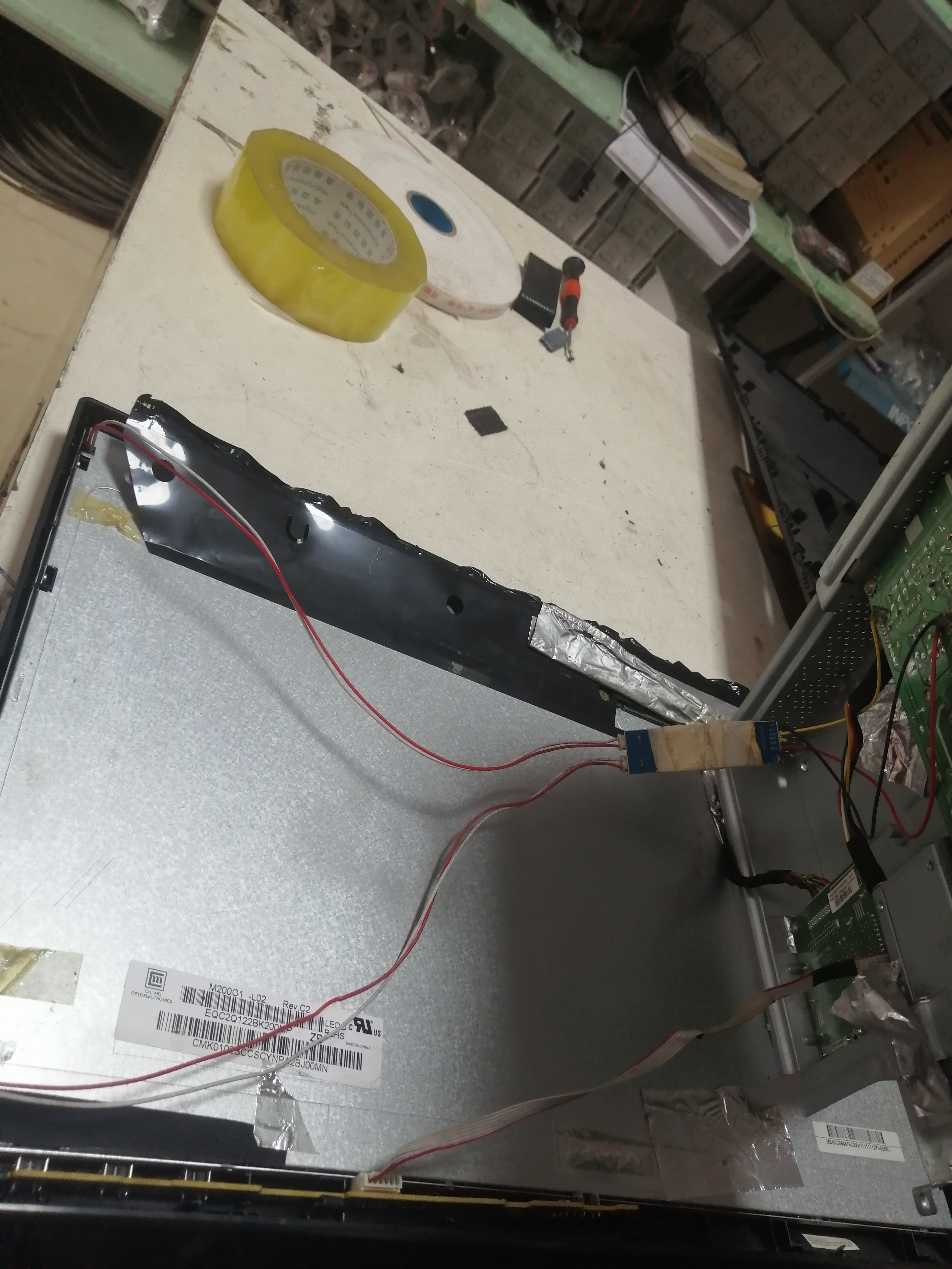 用led灯条代替lcd灯条怎么接线,lcd液晶电视机改装led背光灯条