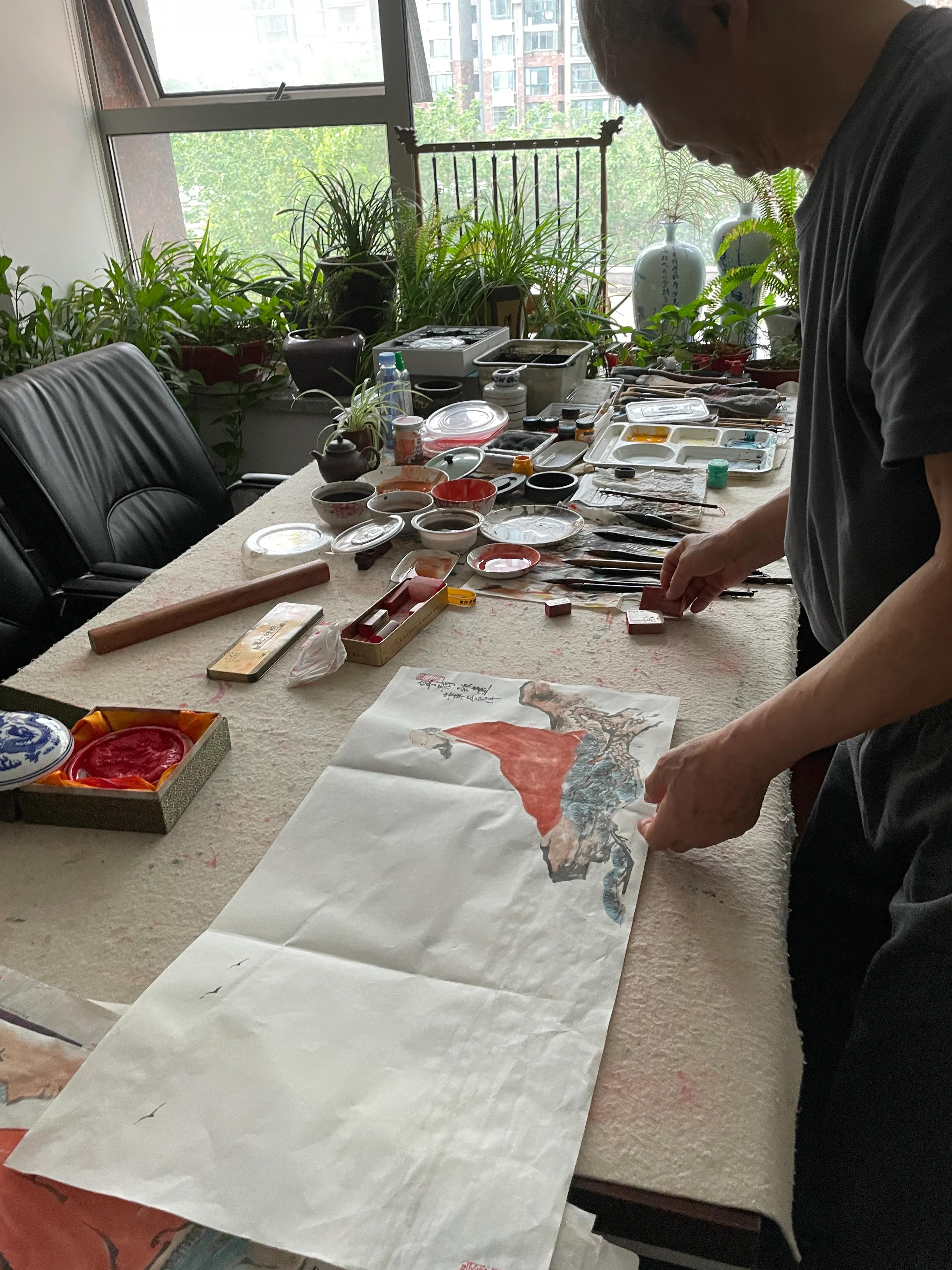 左庄伟禅意国画,左庄伟