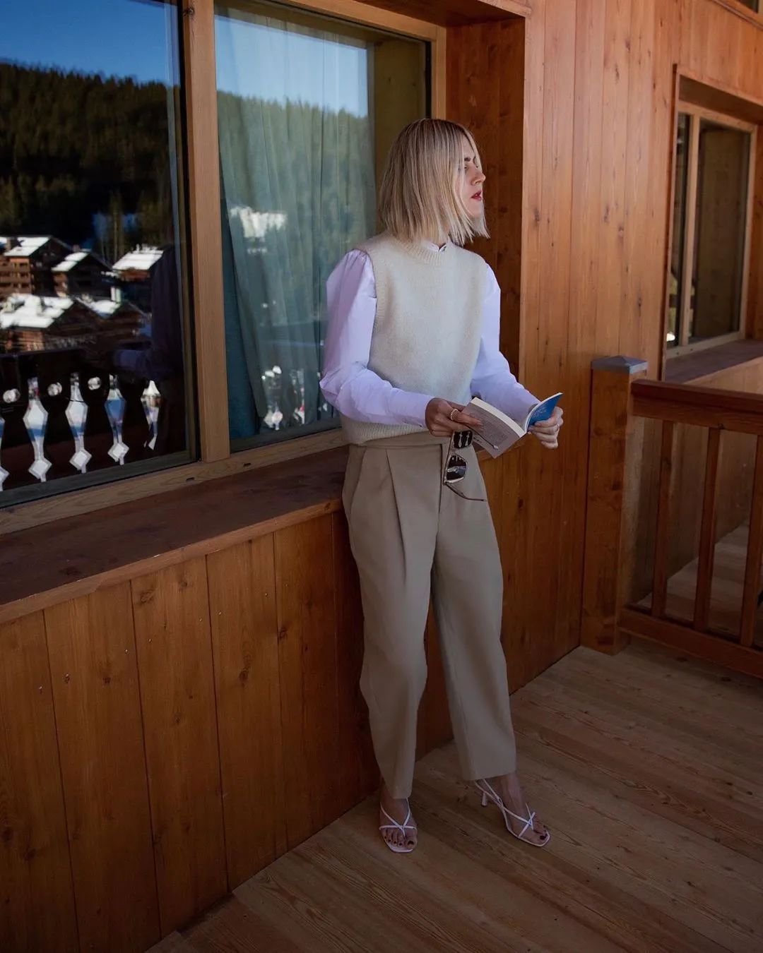 毛衣衬衫叠穿搭配什么裤子,冬天衬衫如何搭配毛衣