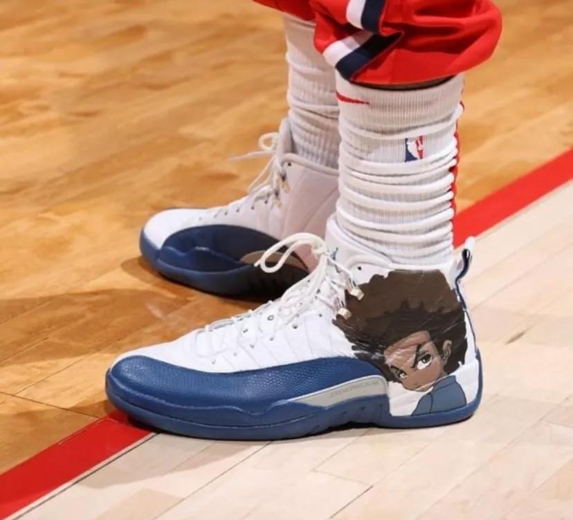 塔克上脚nike,塔克上脚科比篮球鞋