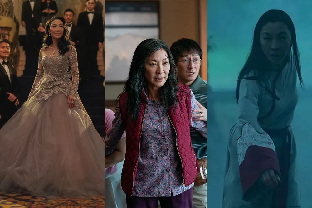 杨紫琼高定礼服闪耀戛纳红毯,杨紫琼携手老公亮相奥斯卡红毯