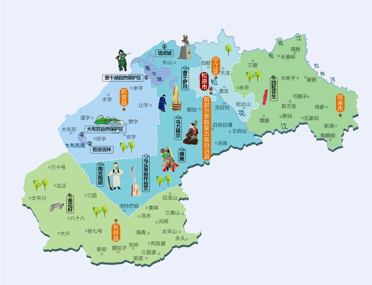 松原四小龙,中国北方经济四小龙